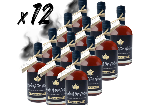 Pride of The Nation SMOKED Maple Syrup - Case